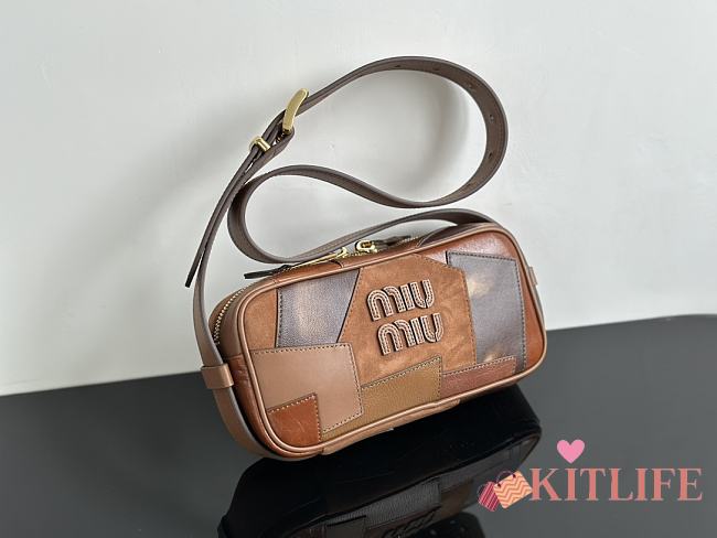 kitlife MIU MIU Patchwork Top-Handle Bag - 23x34x10 cm - 1