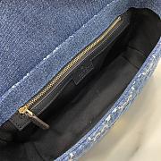 Kitlife GUCCI BLUE ‘GG MARMONT SMALL’ SHOULDER BAG - 26x15x7 cm - 2