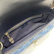 Kitlife Gucci Women's Blue Luce Small Shoulder Bag blue denim - 27.5x 12.5xx 6.5 cm - 6