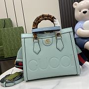 kitlife Gucci Diana Medium Top Handle Bag blue - 27x24x11 cm - 1