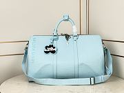 Kitlife Lousi Vuitton Keepall Bandoulière 50 Sky Blue bag - 50 x 29 x 23 cm - 1
