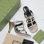 kitlife Gucci women's slim horsebit slide sandal Gold - 75mm - 5