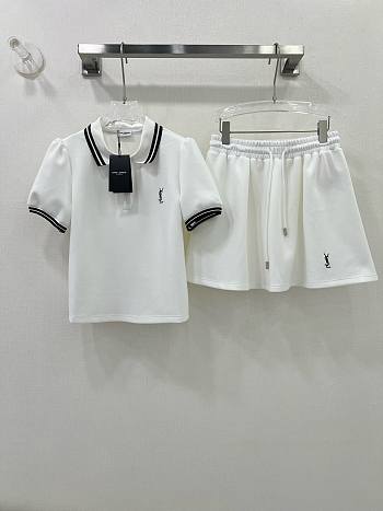 Kitlife SAINT LAURENT set polo white 