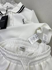 Kitlife SAINT LAURENT set polo white  - 2