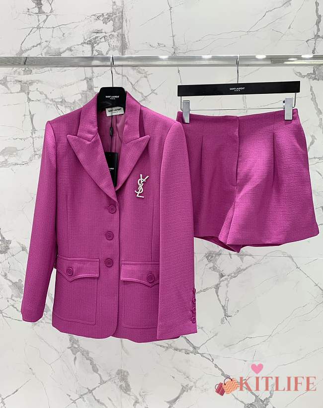 kIKitlife SAINT LAURENT suit pink - 1