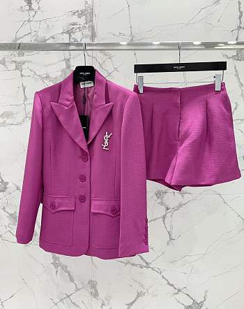 kIKitlife SAINT LAURENT suit pink