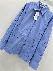 Kitlife Valentino Floral Embroidered Long-Sleeved Shirt - 4