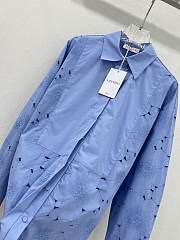 Kitlife Valentino Floral Embroidered Long-Sleeved Shirt - 6