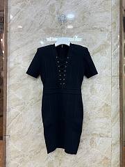kitlife Balmain Short knit dress black  - 1