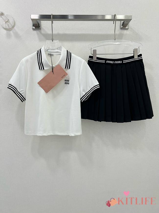 Kitlife MiuMiu set polo black - 1
