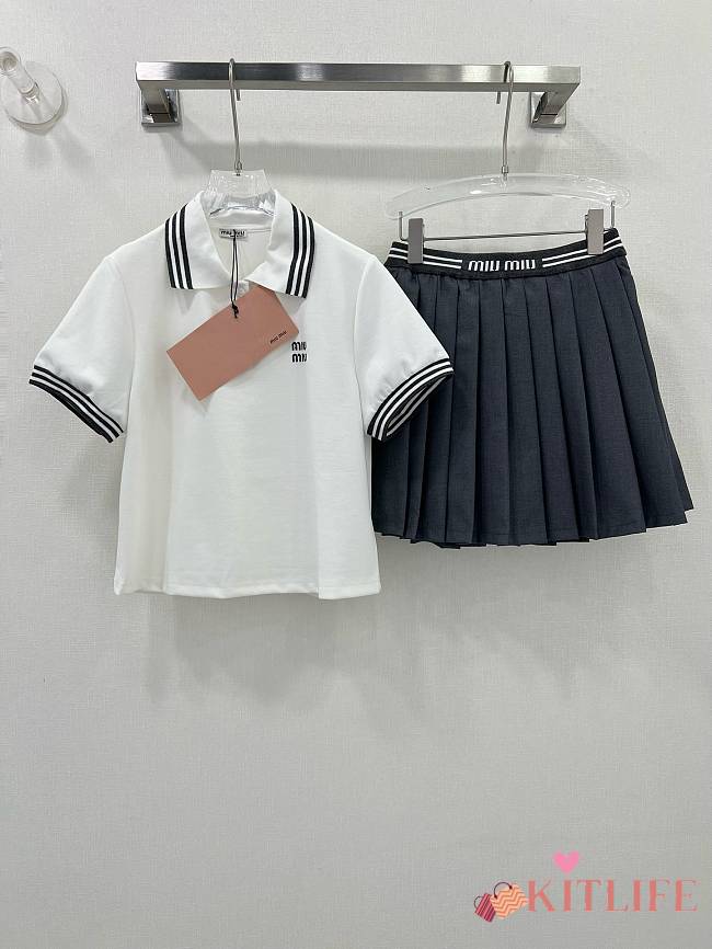 Kitlife MiuMiu set polo gray - 1