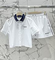 kitlife MiuMiu set sport Poplin white - 1