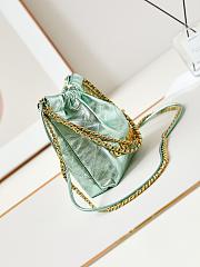 kitlife CHNAEL Minisize22 bag green - 19x20x6cm - 5