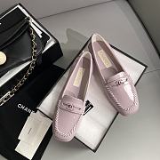 kitlife Chanel loafer MOCCASINS Patent Calfskin Light Purple - 1