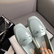 kitlife Chanel loafer MOCCASINS Patent Calfskin Light Blue - 6