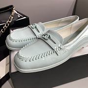 kitlife Chanel loafer MOCCASINS Patent Calfskin Light Blue - 5