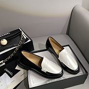 kitlife Chanel loafer MOCCASINS Patent Calfskin black/white - 5