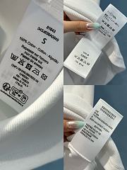Kitlife Dior Dioriviera Tank Top Ecru Cotton Ribbed Jersey white - 3