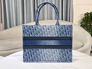 Kitlife Dior book tote blue denim bag - 36.5x27x16 cm - 4