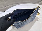 Kitlife Dior star Hobo Bag with Chain blue denim - 28.5 x 14.5 x 10 cm - 2