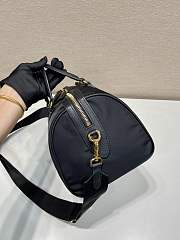 Kitlife Prada Re-Edition 1978 medium Re-Nylon and Saffiano leather top-handle bag black - 31x17x16 cm - 3