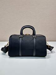 Kitlife Prada Re-Edition 1978 medium Re-Nylon and Saffiano leather top-handle bag black - 31x17x16 cm - 2