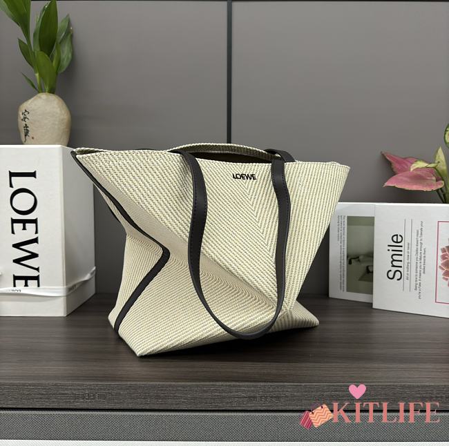 kiltife LOEWE Puzzle Fold Medium Tote Bag - 25.5x14.5x31.5 cm - 1