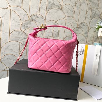 kitlife Chanel hobo bag pink - 20x13x18 cm