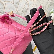 kitlife Chanel hobo bag pink - 20x13x18 cm - 2
