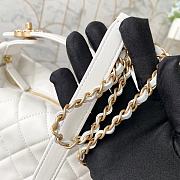 kitlife Chanel hobo bag white - 20x13x18 cm - 4