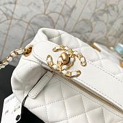 kitlife Chanel hobo bag white - 20x13x18 cm - 2