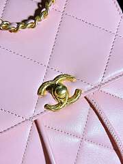 Kitlife chanel backpack Pink lambskin - 20x19x12 cm - 5