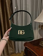 Kitlife Dolce&Gabbana patent Leather Shoulder bag  green- 22 x 18 x 6 cm - 1