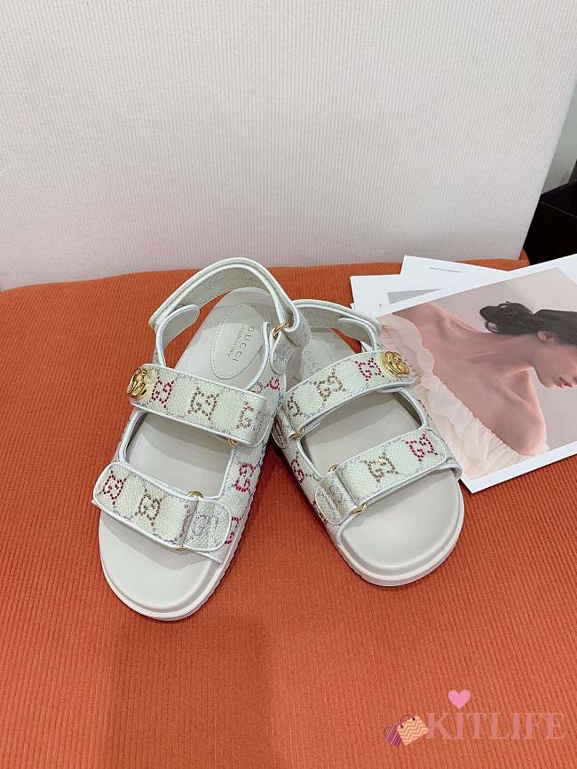 kitlife Gucci Sandals Double G  - 1