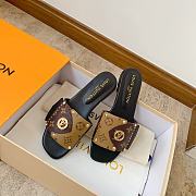 Kitlife Lousi Vuitton Frame Flat Mule brown - 4