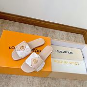 Kitlife Lousi Vuitton Frame Flat Mule white - 1