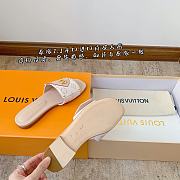 Kitlife Lousi Vuitton Frame Flat Mule white - 5