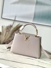 Kitlife Lousi Vuitton Capucines BB Taurillon Monogram gray bag - M24698 - 26.5 × 17.5 × 9 cm - 1