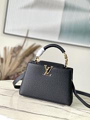 Kitlife Louis Vuitton Capucines BB Taurillon Monogram black bag - M24698 - 26.5 × 17.5 × 9 cm - 1