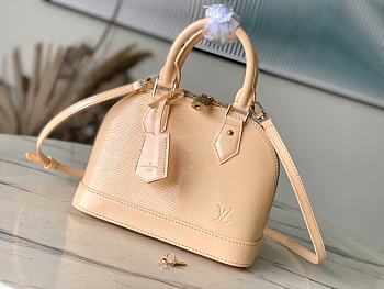 Kitlife Lousi Vuitton Alma BB nude color bag - 23.5 x 17.5 x 11.5 cm