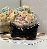 kitlife Diorstar Hobo Bag black with Chain - 28.5x14.5x10cm - 1