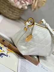 kitlife Diorstar Hobo Bag White with Chain - 28.5x14.5x10cm - 5