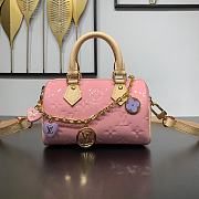kitlife Louis Vuitotn Nano Speedy pink mini bag - 16 x 10 x 7.5 cm - 1
