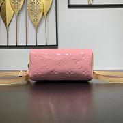 kitlife Louis Vuitotn Nano Speedy pink mini bag - 16 x 10 x 7.5 cm - 5