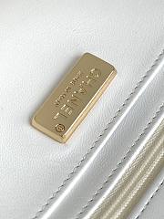 Kitlife Chanel mini classic bag white - 20cm - 4