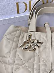 Kitlife Medium Dior Toujours Bag beige - 28×21×19 cm - 6