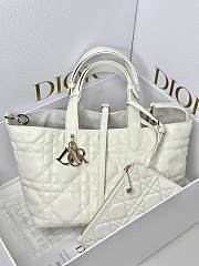 Kitlife Medium Dior Toujours Bag white - 28×21×19 cm - 5