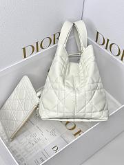 Kitlife Medium Dior Toujours Bag white - 28×21×19 cm - 3