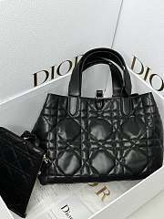 Kitlife Medium Dior Toujours Bag Black - 28×21×19 cm - 5