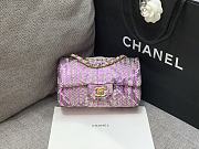 Kitlife Chanel handbag snakeskin material Pink - 20cm - 1